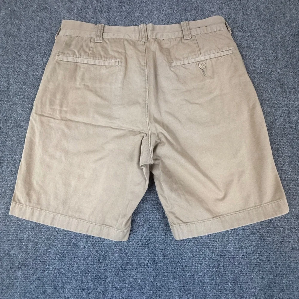 J.Crew Stanton Chino Shorts Mens 30 Khaki Tan Cotton Twill 9 Inch Inseam